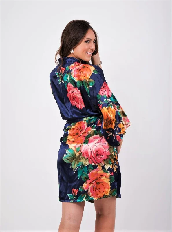 Watercolor Floral Robe