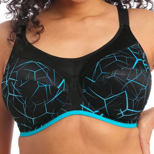 Elomi Energise UW Sports Bra - Blue Lightning