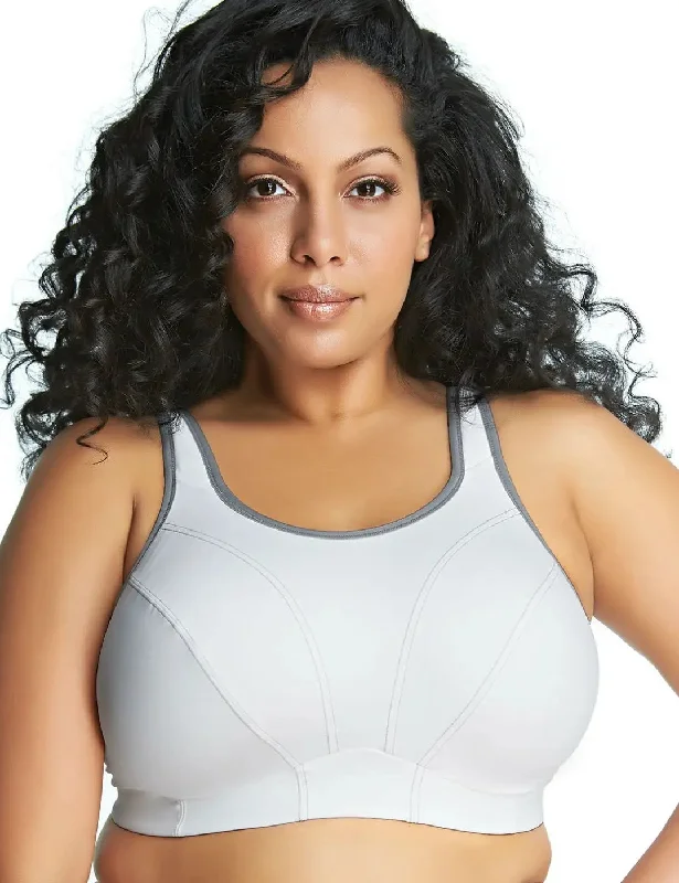 Goddess White Soft Cup Sports Bra