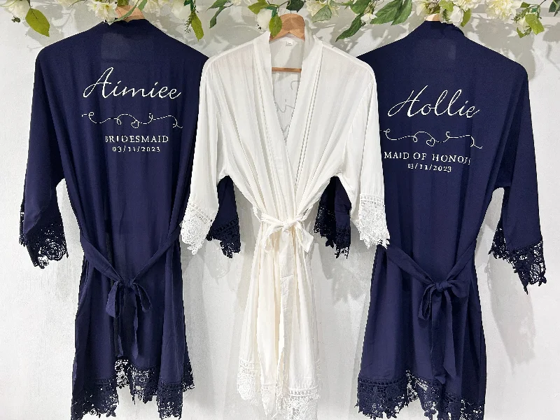 Grace Navy Blue Robe