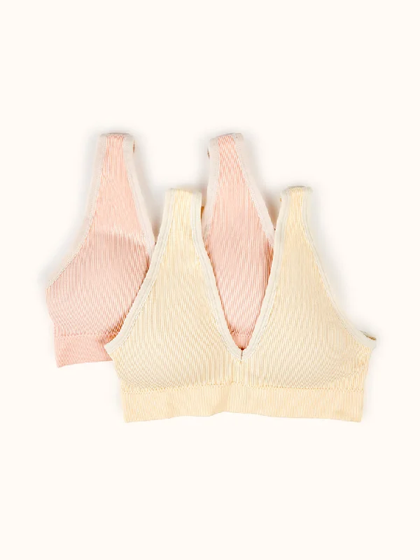 High Apex Bra (2 Pack) - Pink/White