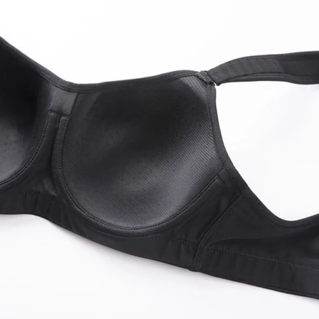 High Impact Bounce Control Black Sports Bra