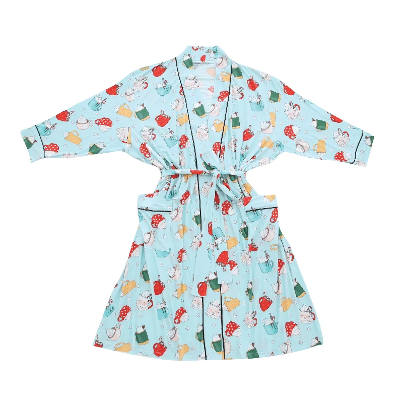 Holiday Hot Chocolate Women's Bamboo Robe