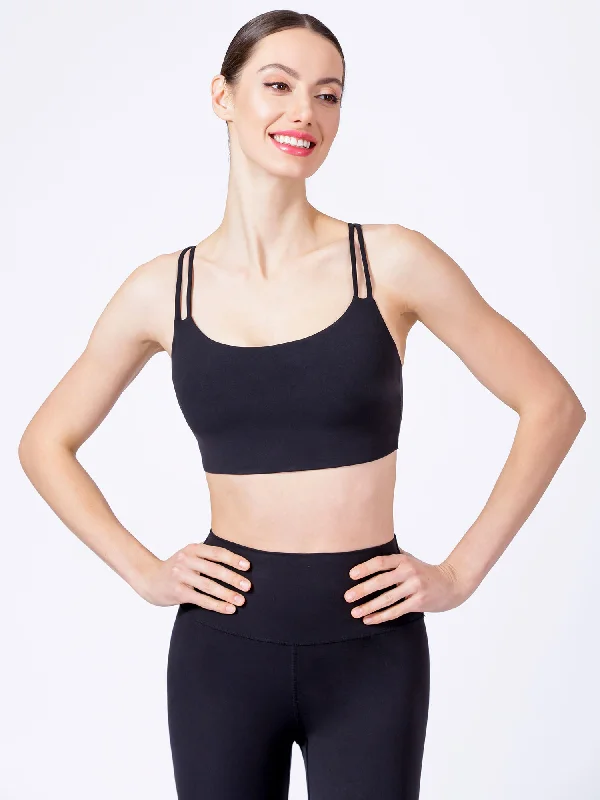 MOMENTUM BRA, BLACK