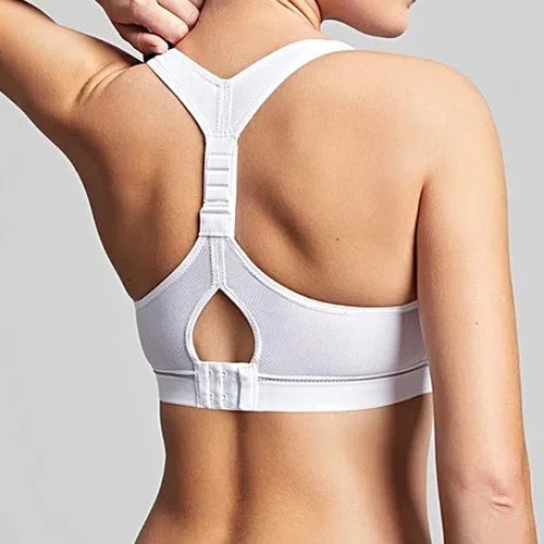 Royce Impact Free Adjustable Wire Free Sports Bra - White