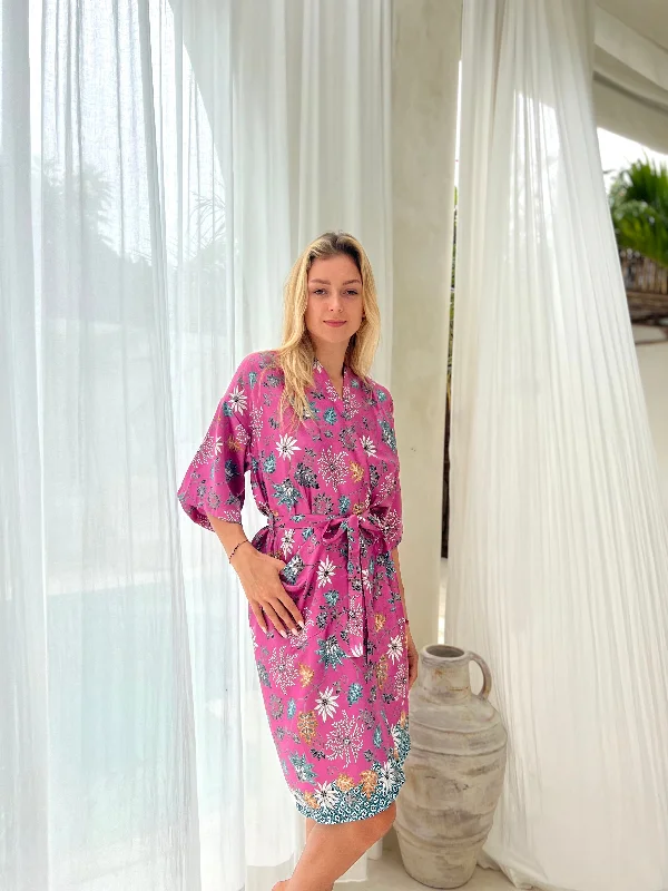 Kimono Robe in Pink