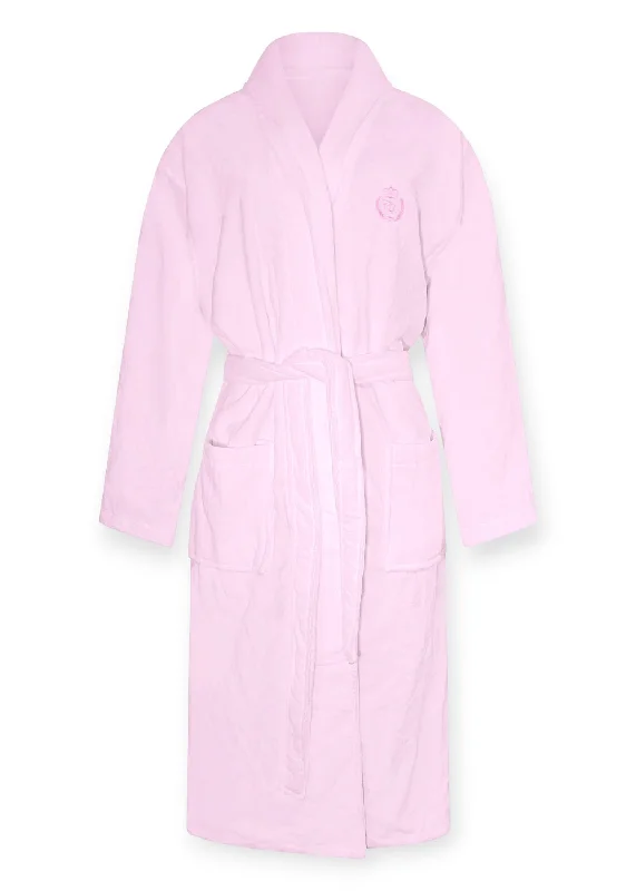 Velvetica™ Luxury Bathrobe - Shawl Collar (Cherry Pink)