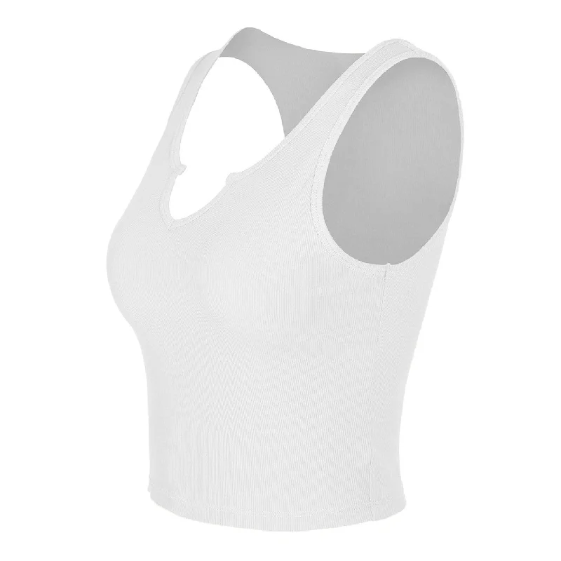 Filhot™ V-neck Design Lightweight Ribbed Sports Vest