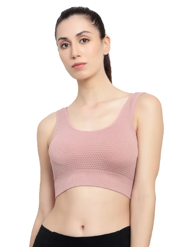 Velvi Figure Pink Sports Bra